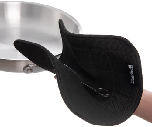 Hot Pad, San Jamar UltiGrips, Professional Grade, Neoprene, 7" x 7", Black