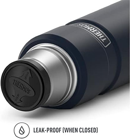 THERMOS Stainless King Vacuum-Insulated Compact Bottle, 16 Ounce, Midnight Blue (Pack of 4)