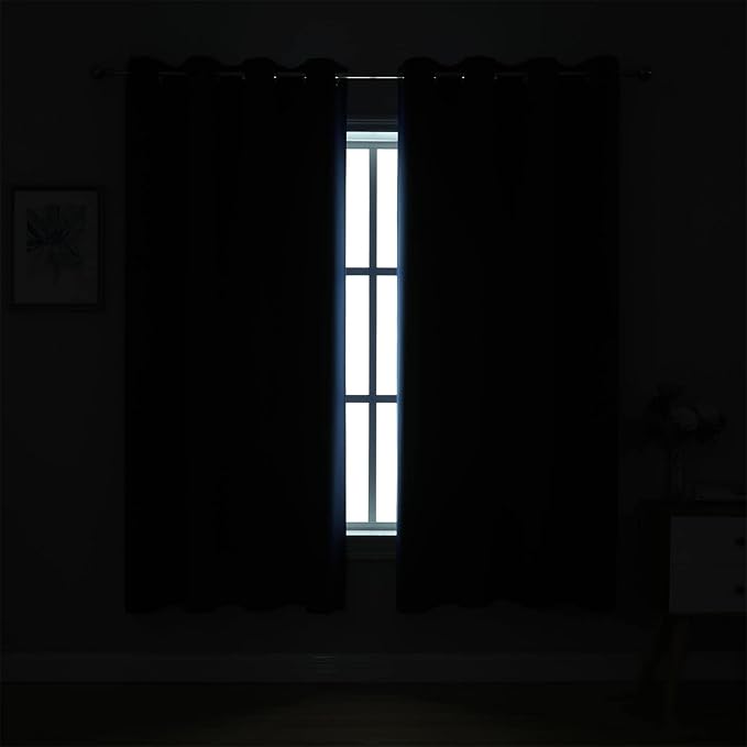 MIUCO Room Darkening Grommet Thermal Insulated Blackout Window Curtains Panels