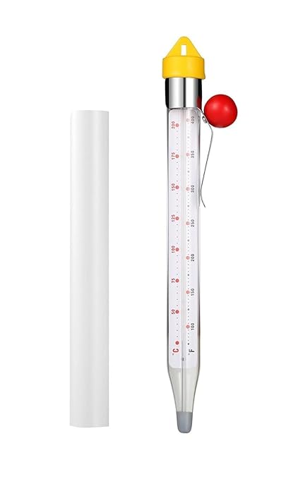 LABO Candy Thermometer, Analog Glass Thermometer