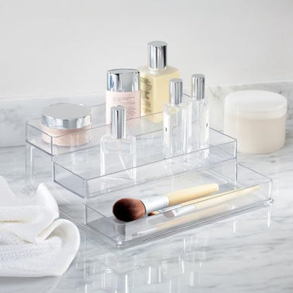 iDesign Nail Polish Organizer, 3-Tier Clear Display Stand