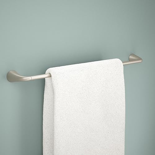 Delta Arvo (1-Pack) 18'' w/ 6" Extender Towel Rack for Bathroom SpotShield Brushed Nickel Extendable 18-24" Towel Bar for Bathroom Wall Towel Holder Rod Wall Mounted ARV18-DN