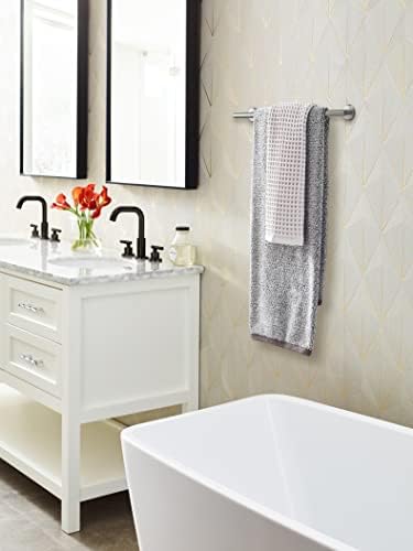 Amerock Arrondi 18" Polished Stainless Steel Towel Bar