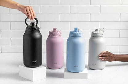 Ello Hydra 64oz Half Gallon Vacuum Insulated Stainless Steel Jug, Mauve