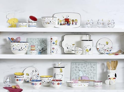 Lenox Chef Snoopy Porcelain Canister, 86oz, for Kitchen Counter