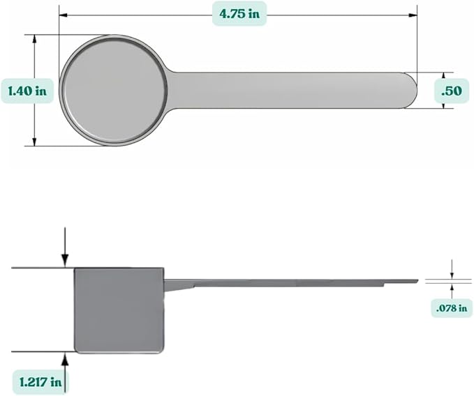 25 mL Long Handle Plastic Measuring Spoon