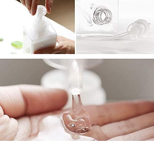 Pump Bottle, Refillable Plastic Empty Lotion Soap Dispenser Liquid Container