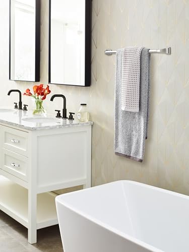 Amerock Revitalize Polished Nickel 24 inch (610 mm) Center-to-Center Towel Bar, BH36034PN