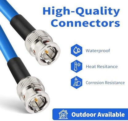 Superbat SDI Cable BNC Cable 3G/6G/12G HD-SDI Cable