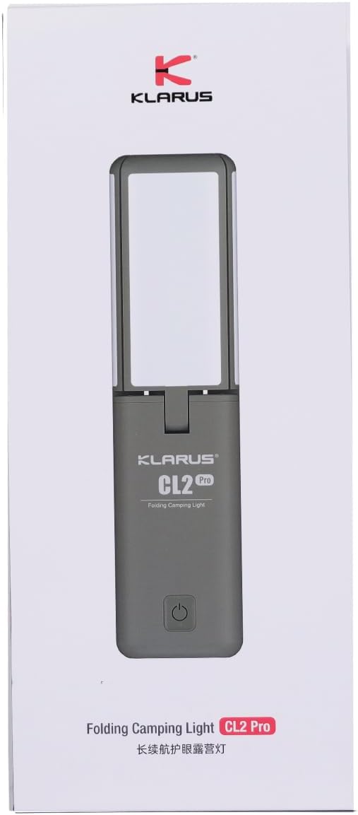 KLARUS CL2 Rechargeable Camping Lantern, 750LM 7 Light Modes Waterproof Foldable Tent Light with Power Supply for Emergency, Camping, Beach, Travel, Power Outages
