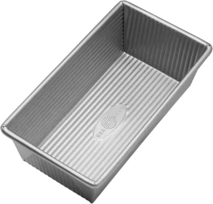 USA Pan Nonstick Standard Bread Loaf Pan, Aluminized Steel, 1 Pound (8.5 x 4.5 x 2.75 Inch) (Pack of 6)