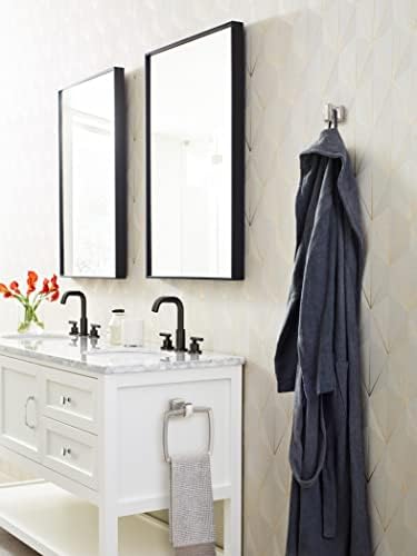 Amerock BH3603026 | Chrome Single Robe Hook | 2-5/16 inch (59 mm) Length Towel Holder | Revitalize | Towel Hook for Bathroom | Bathroom Hardware | Bath Accessories