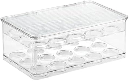 iDesign Stackable Coffee Pod Holder for K-Cup Pods, Set of 2, Clear