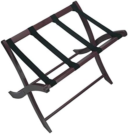 Winsome Scarlett Luggage Rack, for Guest Room, Foldable, No Assembly, Espresso