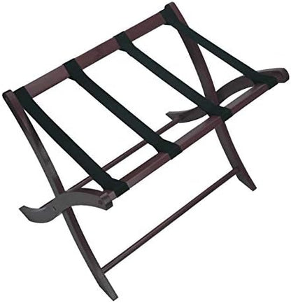 Winsome Scarlett Luggage Rack, for Guest Room, Foldable, No Assembly, Espresso