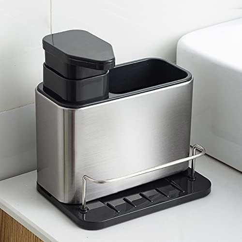 Dish Soap Dispenser 3-in-1 Sponge Holder