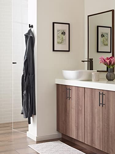 Amerock Arrondi Single Prong Oil-Rubbed Bronze Wall-Mounted Hook