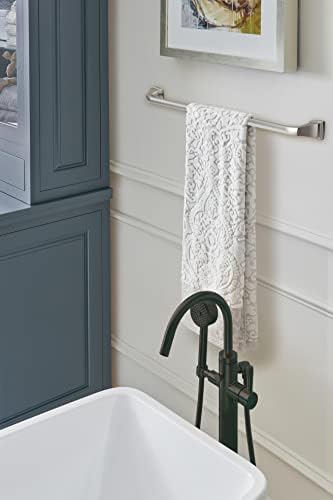 Amerock BH3603426 | Chrome Towel Bar | 24 inch (610 mm) Center-to-Center Towel Rack | Revitalize | Bathroom Towel Holder | Bathroom Hardware | Bath Accessories