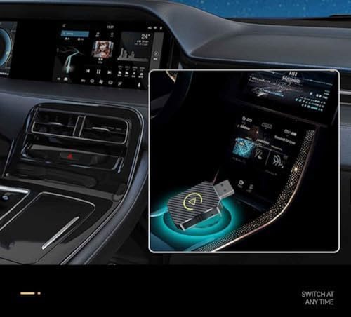 Wireless CarPlay Adapter 2-in-1 for Toyota Camry Business/Dynamic/Executive, USB Design Plug and Play Bluetooth Fast Connection Car Accessories
