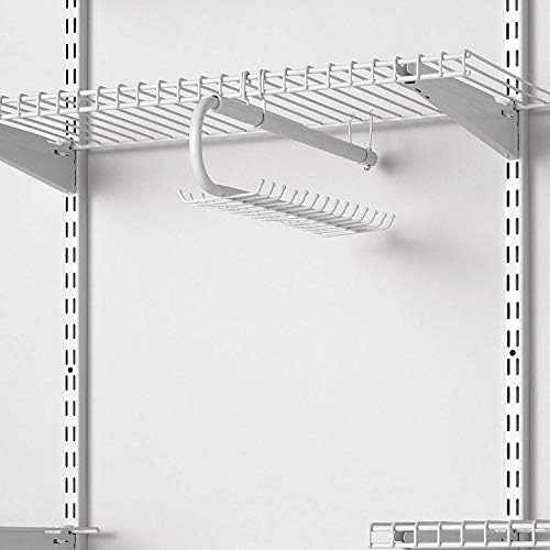 Rubbermaid Configurations Tie & Belt Organizer, White, Accessory Organization System and Storage, for Home/Closet/Bathroom