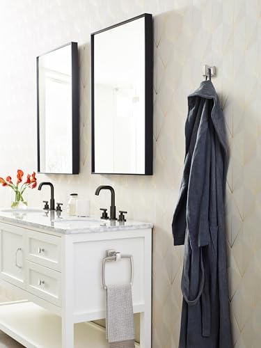 Amerock Revitalize 6-13/16 inch (173 mm) Width Polished Nickel Closed Towel Ring, BH36032PN