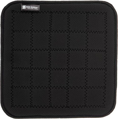 Carlisle FoodService Products UHP1010BK Ultigrip Square Commercial Hot Pad Pan Holder, 10" X 10", Black
