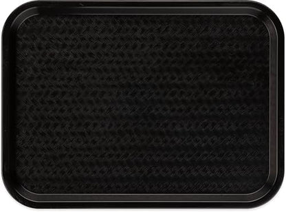 Carlisle Cafe Tray, Fast Food Restaurant Tray, 12 x 16, 1 Ct, Black (Pack of 12)