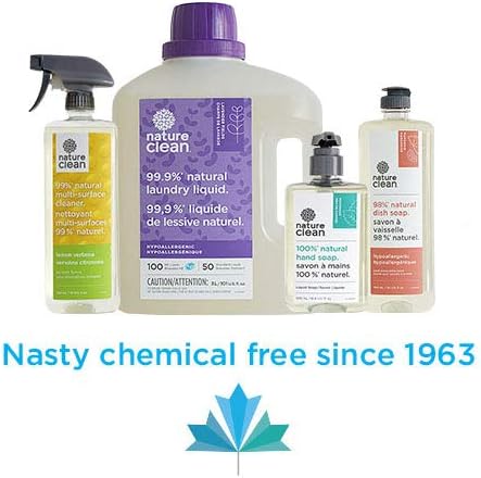 NATURE CLEAN Nature clean natural hand dish liquid lemon verbena, 740ml, 25 Fl Ounce