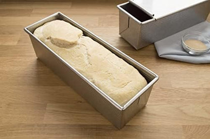 USA Pan Pullman Loaf Pan, 9 x 4 x 4, Aluminized Steel