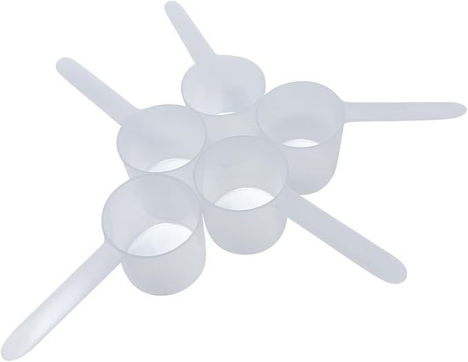 1/2 Cup Long Handle Plastic Measuring Scoop