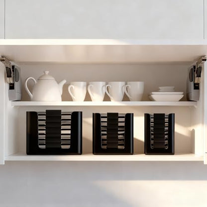 Lid Organizer for Rubbermaid Brilliance,Fits 4.7 & 3.2 Cup,1.3 Cup,0.5 Cup