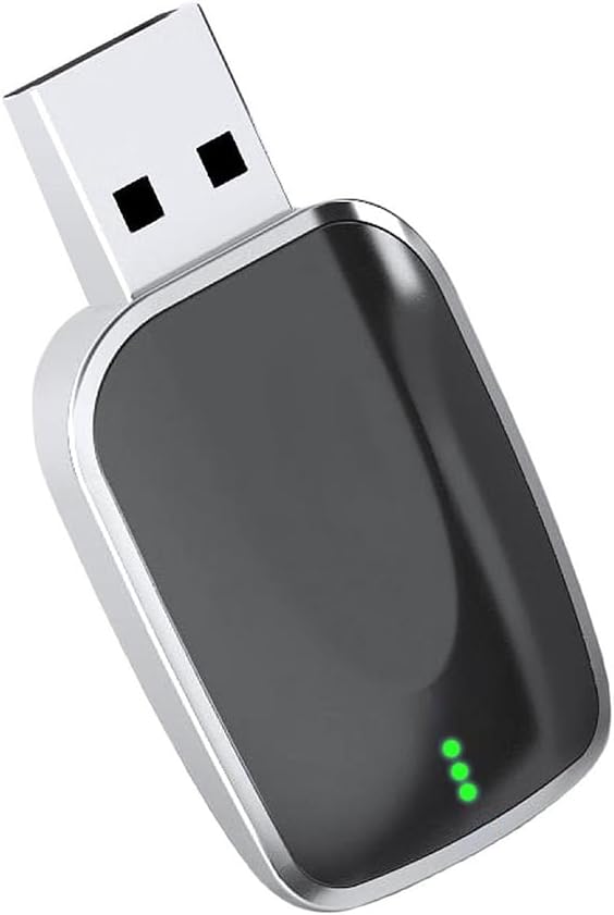 Compatibility with Wireless Android Auto Adapter for Hyundai Accent 2019-2025,Converts Wired to Stable Connection Mini Size Accessories(Android 11+ Only),B