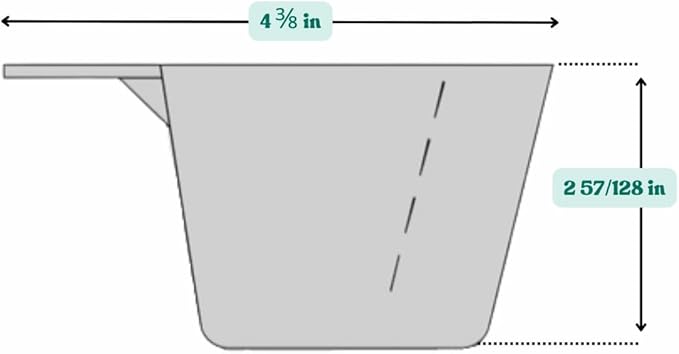 5 Oz. Scoop for Coffee, Protein Powder, Pet Food, Grains and Dry Goods –