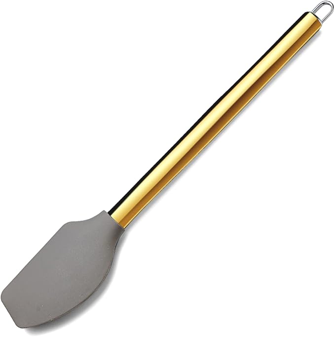 Gold Spatulas, Berglander Non-stick Silicone Flexible Scrapers Baking Mixing