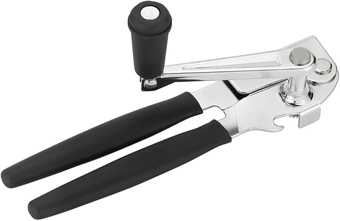 Manual Can Opener with Soft Handles, Commercial Can Openers Heavy Duty