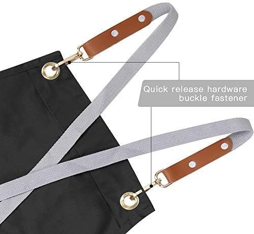 Mignongirl Chef Apron-Cross Back Apron