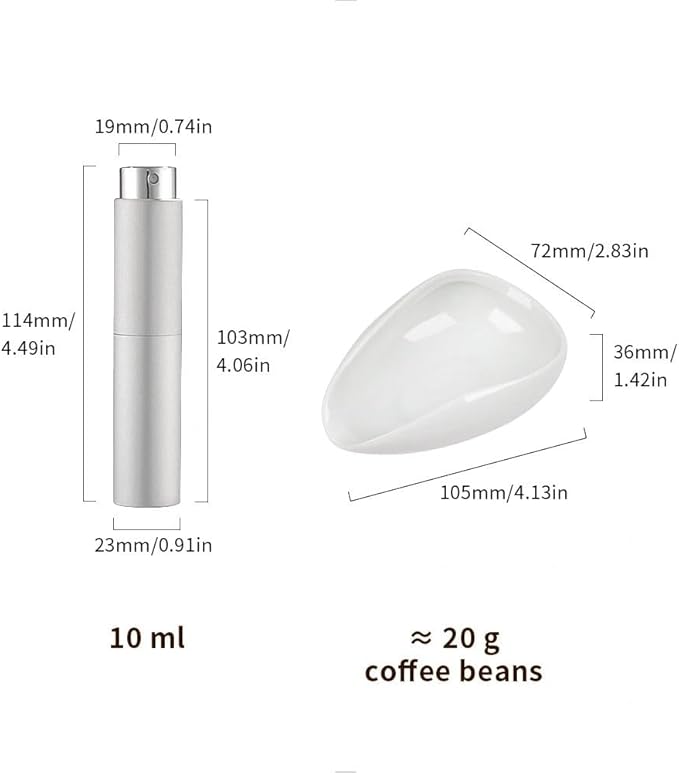 watchget Coffee Bean Dosing Cup & Static Reduction Spray Bottle Kit
