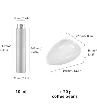 watchget Coffee Bean Dosing Cup & Static Reduction Spray Bottle Kit