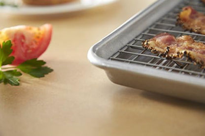 USA Pan Oven Safe Jelly Roll Cooling Rack, Nonstick Stainless Steel