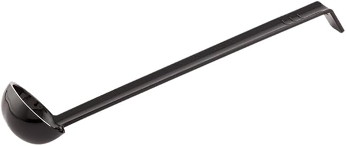 Restaurantware 1 Ounce Serving Ladle 1 Hook Handle Portion Ladle