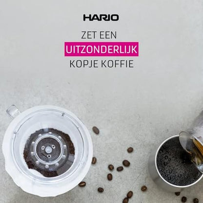 Hario V60 Plastic Coffee Dripper, Size 03, Clear