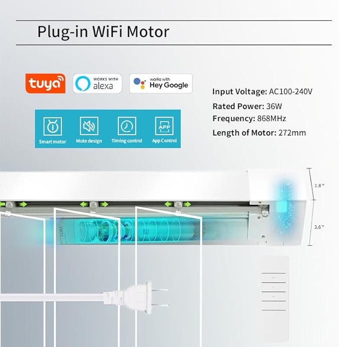 Blindify Motorized Vertical Blinds Compatible