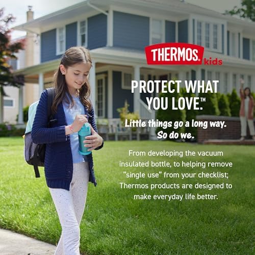 THERMOS FUNTAINER Water Bottle with Straw, Paw Patrol Girl, 12 Ounces (Pack of 6)