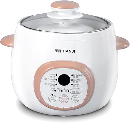 Electric Stew Pot, Ceramic Soup Porridge Cooker, Slow Cookers