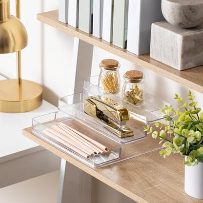 iDesign Nail Polish Organizer, 3-Tier Clear Display Stand