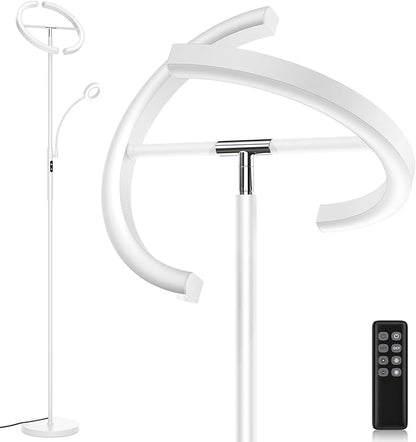 SIBRILLE White LED Floor Lamp
