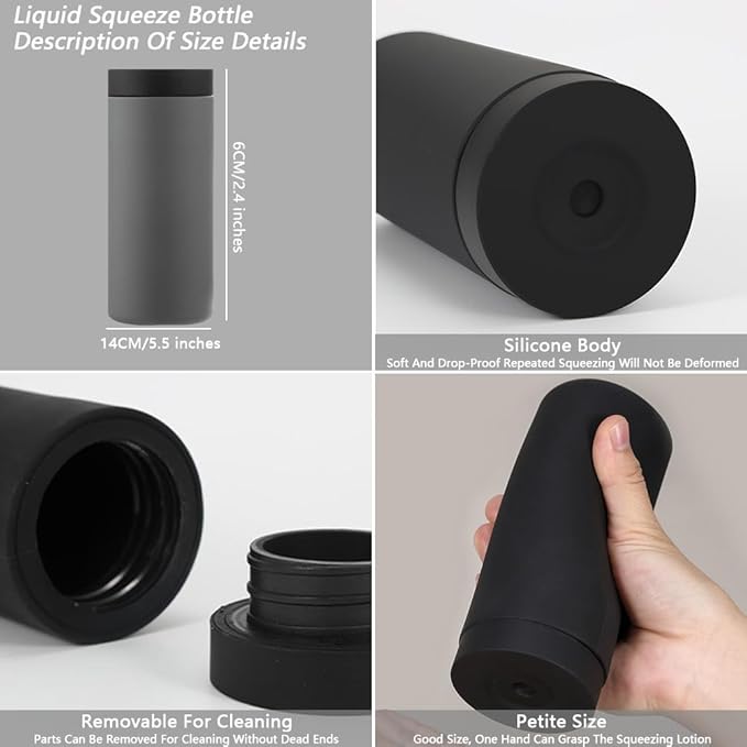 Soap Dispenser Dish Soap Silicone Dispenser Liquid Dish Soap Dispenser Squeeze