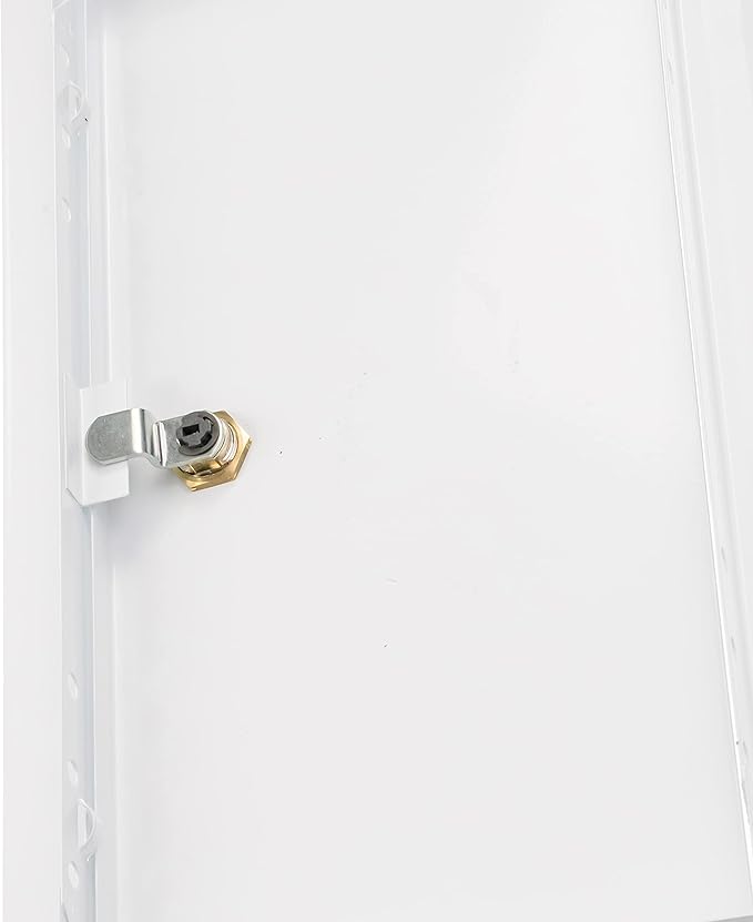 6" x 12" Lockable White Metal Access Panel. Service Shaft Door Panel