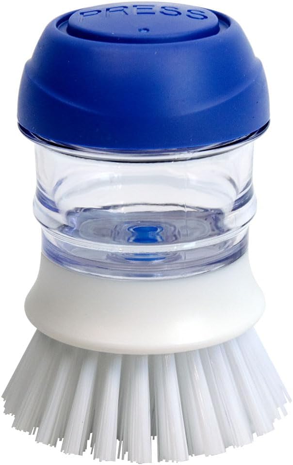 CELOX Dish Scrubber with Soap Dispenser