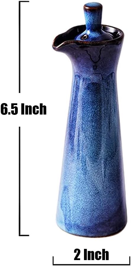 Small Ceramic Olive Oil Dispenser Bottle